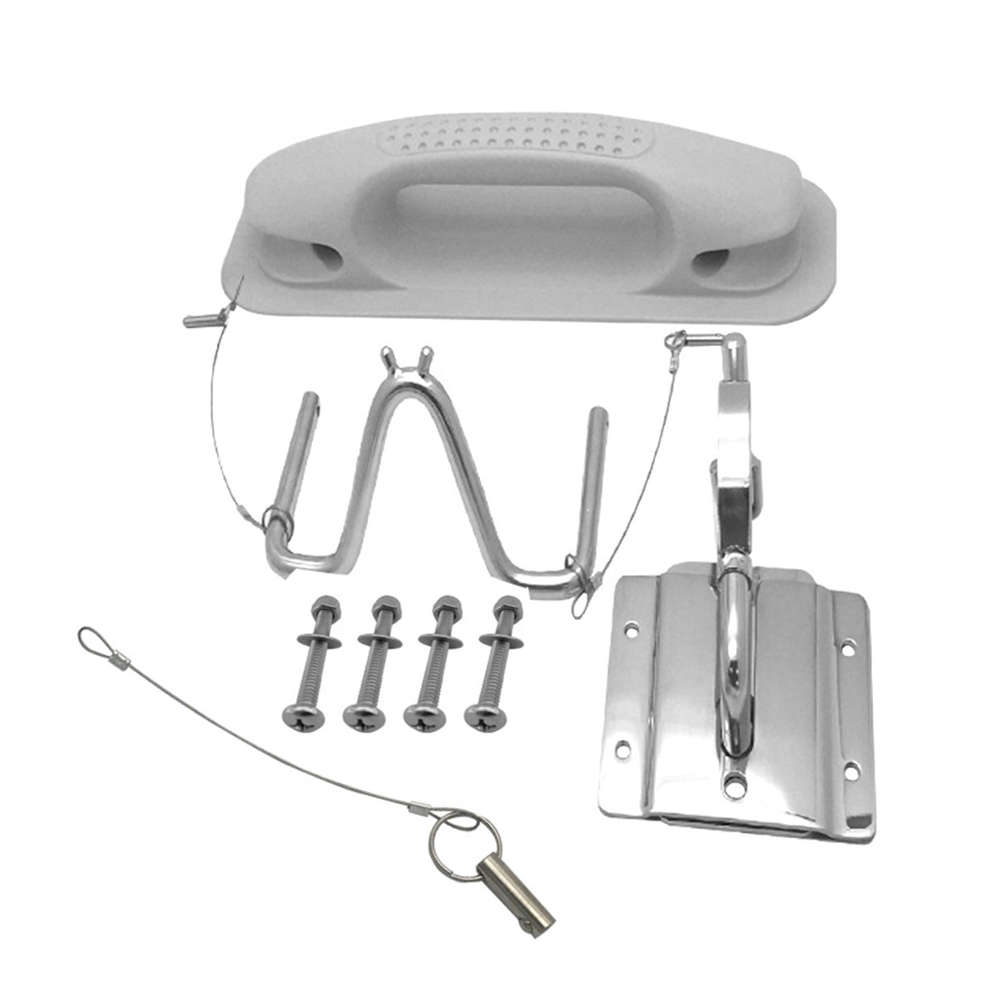 {{ Boat Insta-Lock Snap Quick Davits Set Stainless Steel With Handle Pad }} - Buy Car Parts Online at {{ Kaka Auto Parts }}.