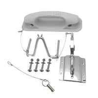 {{ Boat Insta-Lock Snap Quick Davits Set Stainless Steel With Handle Pad }} - Buy Car Parts Online at {{ Kaka Auto Parts }}.