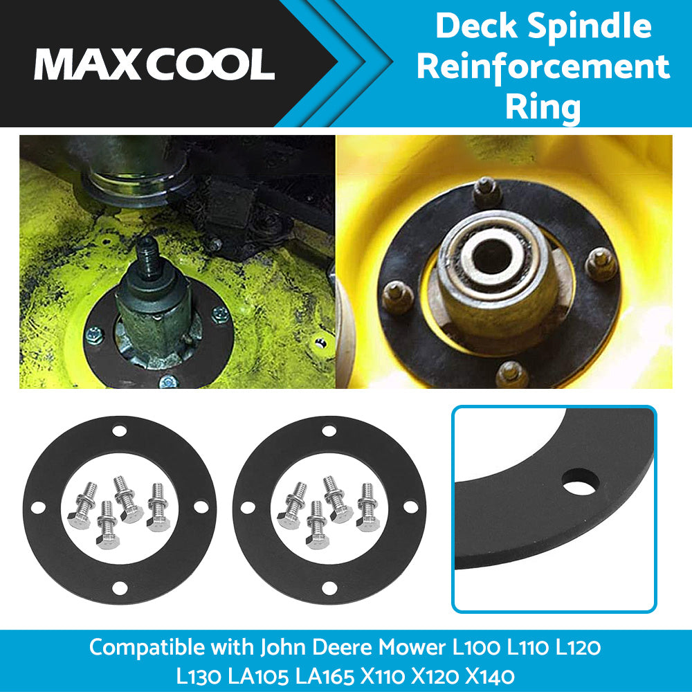 {{ 2x Deck Spindle Reinforcement Ring Suitable For John Deere Mower L100 L110 L120 }} - Buy Car Parts Online at {{ Kaka Auto Parts }}.