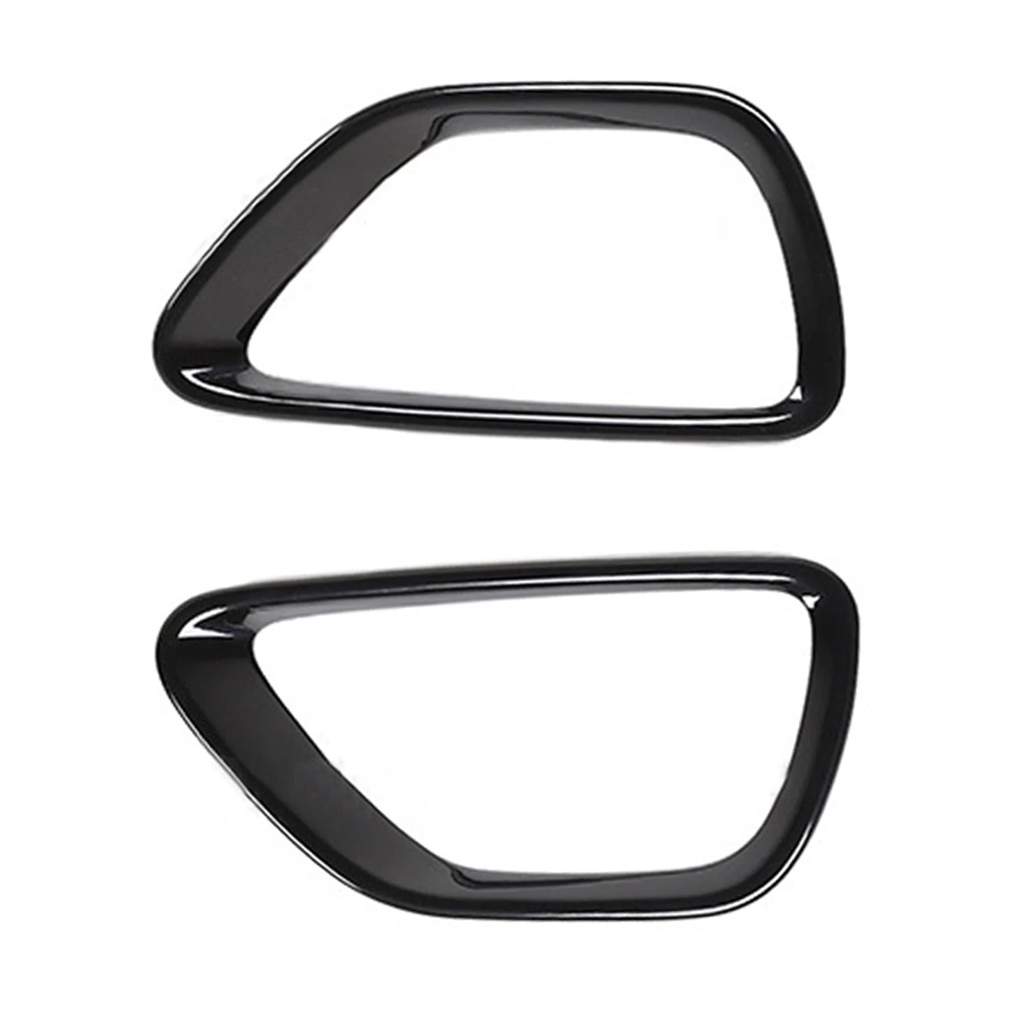 2x Front Fog Light Lamp Frame Covers Suitable For Jeep Grand Cherokee 2014-2016