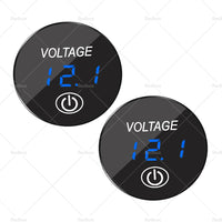 {{ Car Panel Voltmeter 2PCS Volt Gauge Voltage Meter 12V-24V LED Digital Display DC }} - Buy Car Parts Online at {{ Kaka Auto Parts }}.