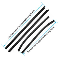 Window Glass Seals 4-Door Weather Strip Suitable For Isuzu D-Max 2012-2019