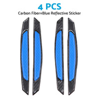 {{ Reflective Carbon Fiber Car Door Edge Guard Bump Protector Sticker Universal }} - Buy Car Parts Online at {{ Kaka Auto Parts }}.
