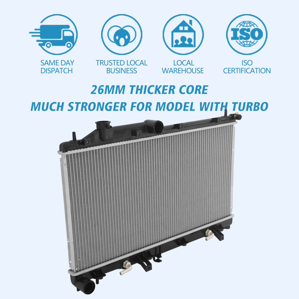 {{ RADIATOR For SUBARU LIBERTY FORESTER IMPREZA WRX OUTBACK EJ20 2. 0 EJ25 2. 5 340MM }} - Buy Car Parts Online at {{ Kaka Auto Parts }}.