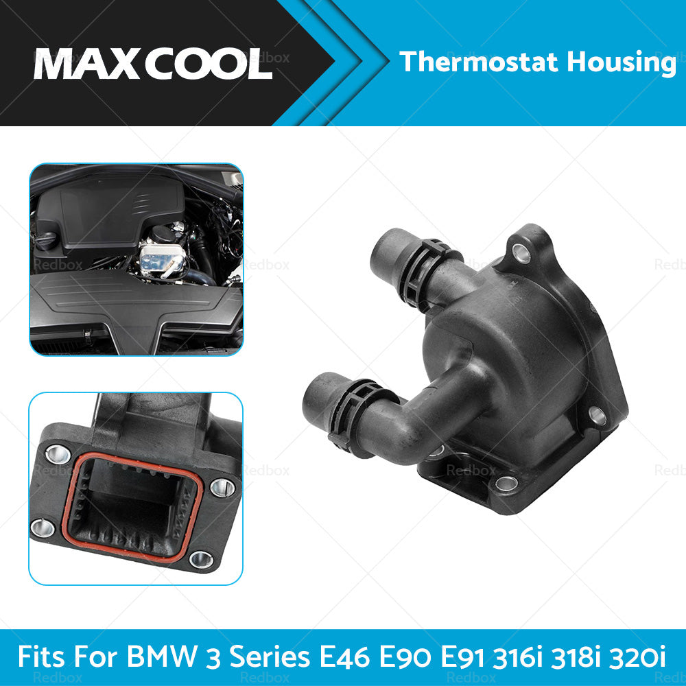 {{ Thermostat Housing Fits For BMW 3 Series E46 E90 E91 316i 318i 320i 11517506576 }} - Buy Car Parts Online at {{ Kaka Auto Parts }}.
