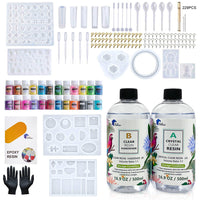 Epoxy Resin 1:1 AB Kit Craft Coating UV Color Pigment Paste Liquid Silicone Mold