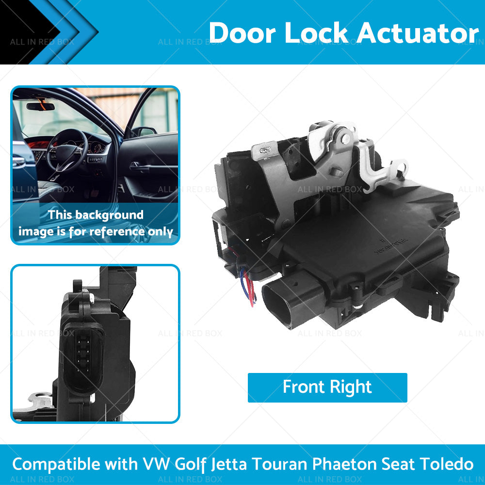 {{ Front Right Door Lock Actuator 3D2837016A Suitable for VW Golf Jetta Touareg }} - Buy Car Parts Online at {{ Kaka Auto Parts }}.