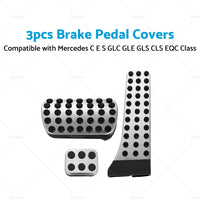 {{ 3PCS Brake Pedal Pad Cover Suitable For Mercedes C E S GLC GLE GLS CLS EQC Class }} - Buy Car Parts Online at {{ Kaka Auto Parts }}.