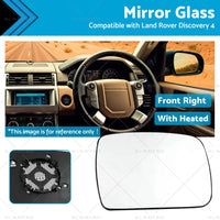 {{ Right Side Mirror Glass Suitable for Land Rover Discovery 4 2009 -2013 w  Heated }} - Buy Car Parts Online at {{ Kaka Auto Parts }}.
