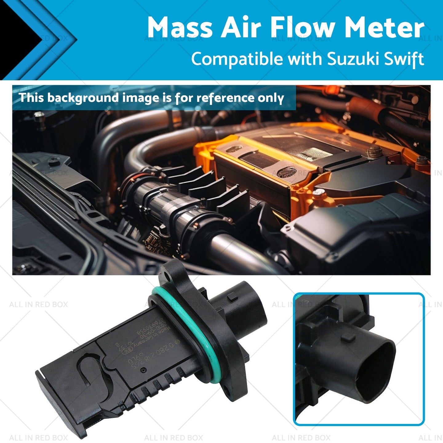{{ New Mass Air Flow Meter Suitable For Suzuki FZ SWIFT 1. 4L K14B 2 or 11-6 or 17 MAF AFM }} - Buy Car Parts Online at {{ Kaka Auto Parts }}.