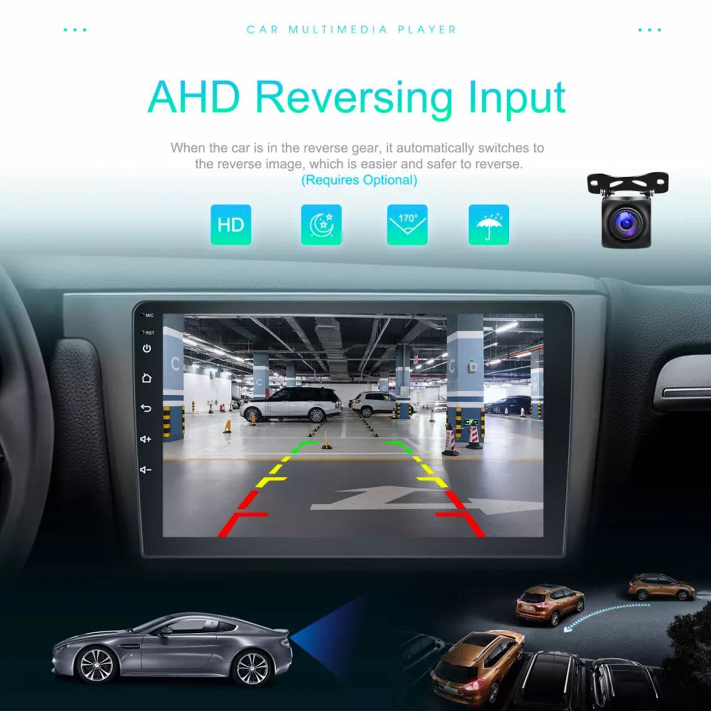 Android Car Head Unit Suitable for Mitsubishi Triton 2015-2019 4+64GB CarPlay