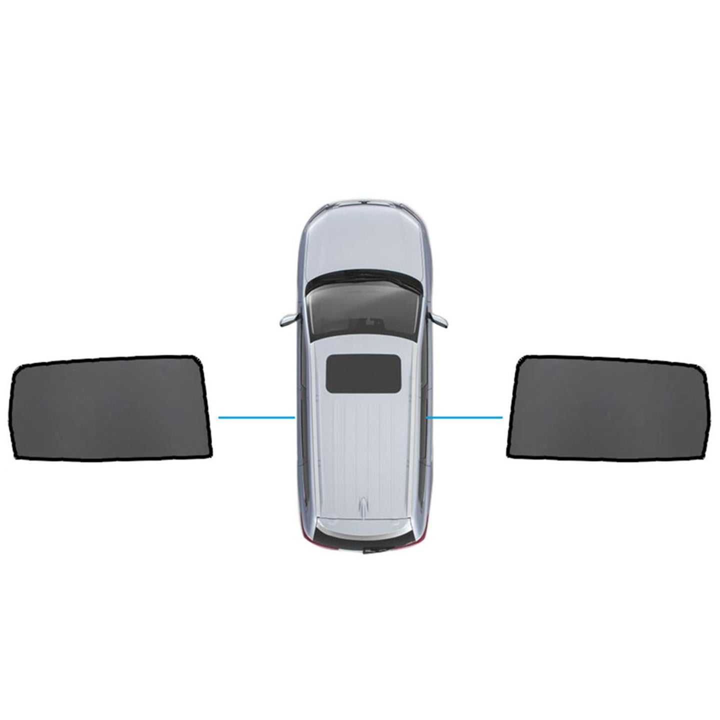 {{ Magnetic Sun Shades Suitable for Mercedes Benz GLB X247 20+  Windows Sun Blind }} - Buy Car Parts Online at {{ Kaka Auto Parts }}.