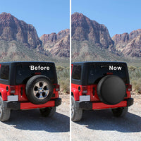 17 Inch Spare Wheel Cover Vinyl Suitable For 4x4 Tires 80-83cm (32 Inch)