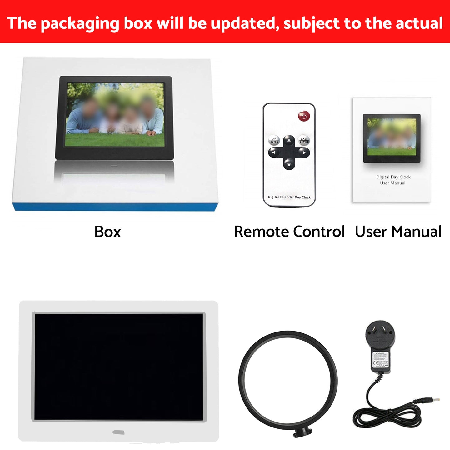 {{ LED Large Digital Day Clock 7  Calendar Dementia Date Week Month Year Time Wall }} - Buy Car Parts Online at {{ Kaka Auto Parts }}.