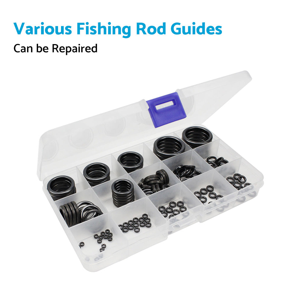 {{ 160Pcs 3. 7mm-30mm Ceramic Fishing Rod Guide Rings Wear Resistant Rod Repair Kit }} - Buy Car Parts Online at {{ Kaka Auto Parts }}.