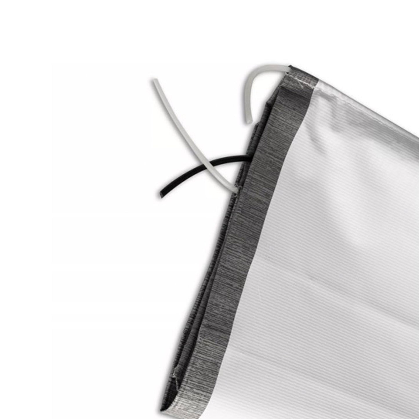 PVC Vinyl Awning Fabric Gray Fade 13-16FT Suitable For RV Caravan Trailer Camper