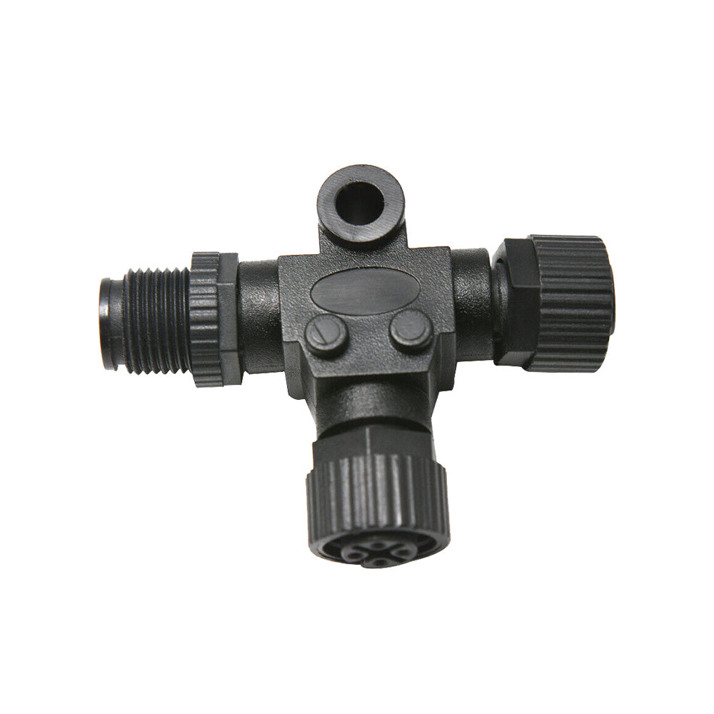 NMEA2000 5-Pin T Connector Suitable For Garmin / Lowrance / Simrad / B&G / Navico Networks Black