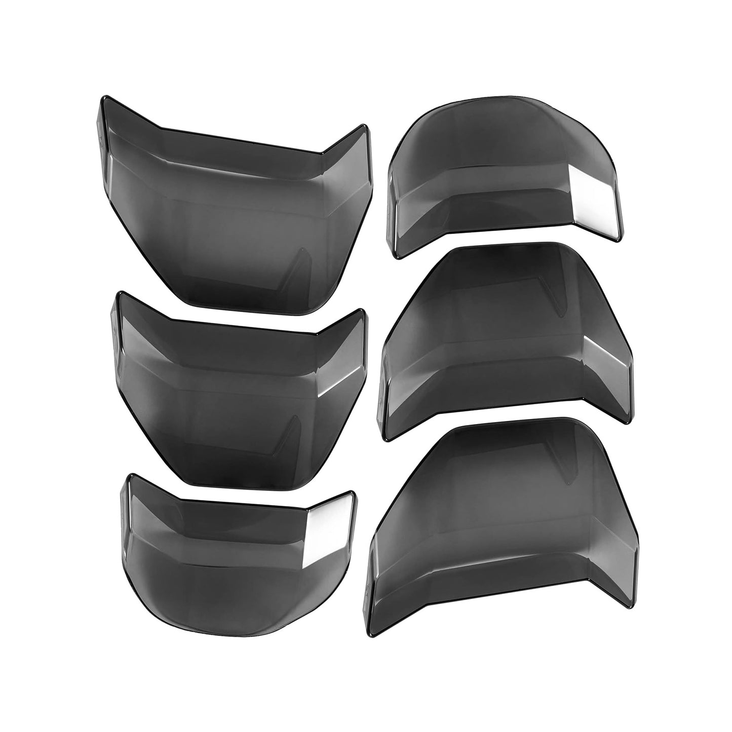 6x Tail Light Lamp Cover Trim Frame Suitable For Ford Mustang GT 2018-2022