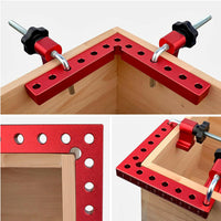 90 Degree Positioning Squares Right Angle Clamp Set Suitable For Woodworking Carpenter Clamping