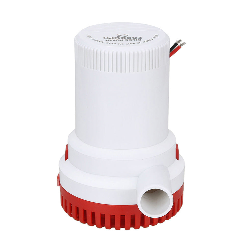 {{ 2000 GPH 12v Boat Marine Plumbing Bilge Water Pump Submersible Electric Pump }} - Buy Car Parts Online at {{ Kaka Auto Parts }}.