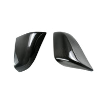 2x Real Carbon Fiber Wing Side Mirror Cover Trim Suitable For Tesla Model S 2012-2020