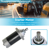 {{ Starter Motor Suitable For Yamaha Mercury Outboard 20Hp 25Hp 30Hp 40Hp 2-Stroke }} - Buy Car Parts Online at {{ Kaka Auto Parts }}.