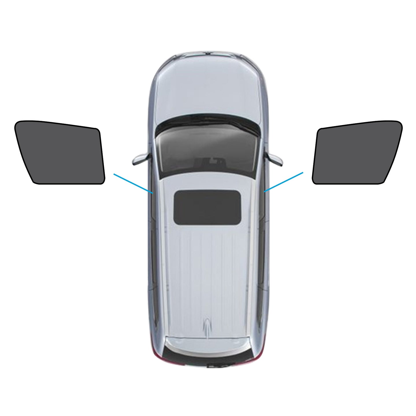 {{ Car Window Magnetic Mesh Sun Blind Shades Suitable for Lexus NX Series 14-21 }} - Buy Car Parts Online at {{ Kaka Auto Parts }}.