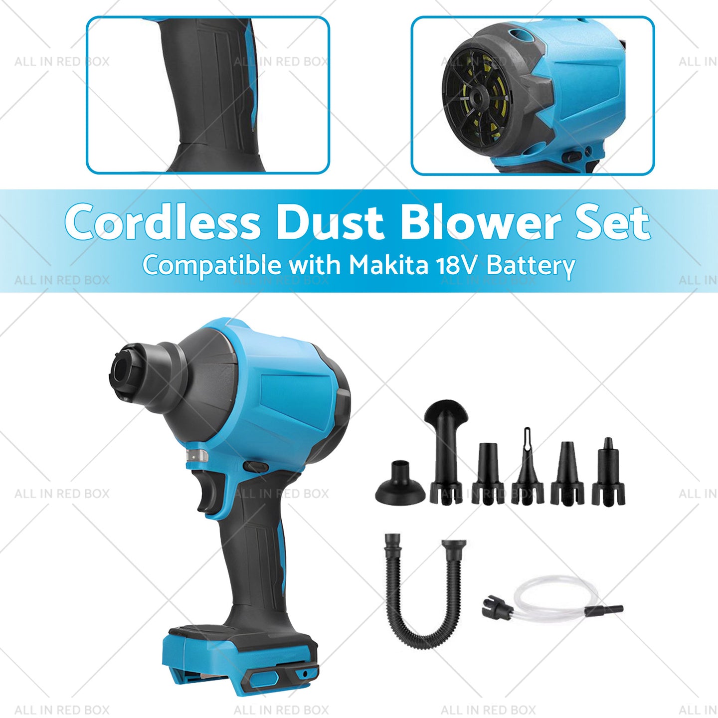 {{ For Makita 18V Battery Cordless Air Duster Dust Blower Inflator Vacuum Cleaner }} - Buy Car Parts Online at {{ Kaka Auto Parts }}.