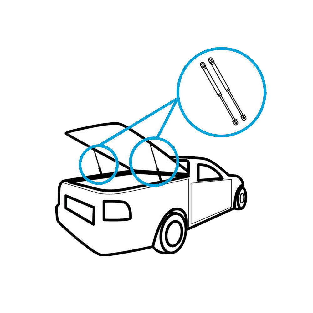 Gas Struts Lift Support 725mm Suitable For Holden Commodore VU VY VZ Ute Hard Lid Cover