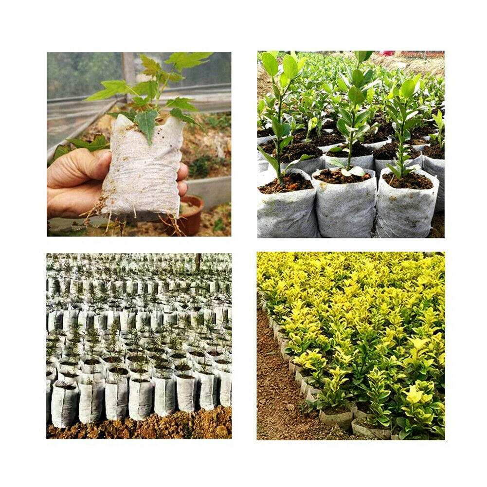 {{ Non-Woven 200PCS Biodegradable Bags Plant Grow Pot Nursery Seedling Garden }} - Buy Car Parts Online at {{ Kaka Auto Parts }}.