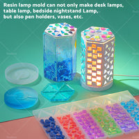 {{ Silicone Resin Mold Mosaic Table Lamp Night Light Mold Set DIY Craft Pen Holder }} - Buy Car Parts Online at {{ Kaka Auto Parts }}.