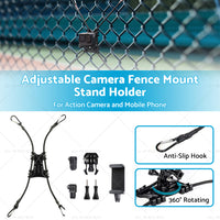 {{ Adjustable Camera Fence Mount Stand Holder For Action Camera and Mobile Phone }} - Buy Car Parts Online at {{ Kaka Auto Parts }}.