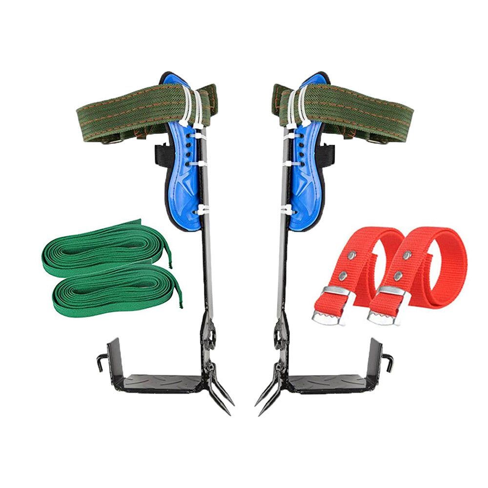 2-Gear Adjustable Safety Tree Climbing Spike Set Suitable For Hunting & Survival Climbing Tools
